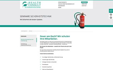 HEALTH CONSULT Sicherheitstechnik Seminare